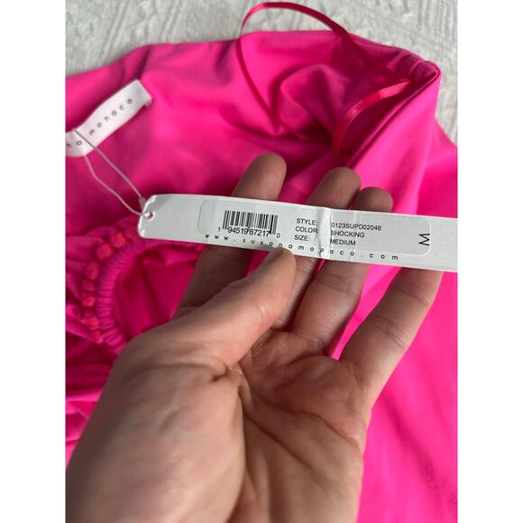 Susana Monaco Keyhole Halter Dress in “Watermelon”, size M, NWT! - Picture 10 of 12